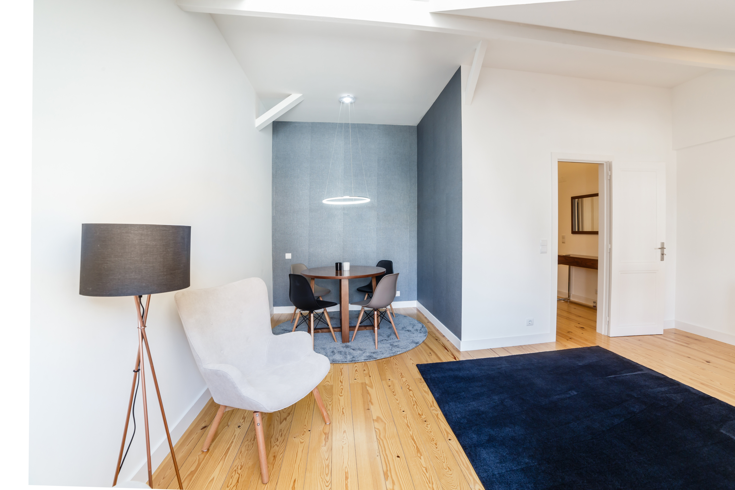 Modern apartment with white walls and light wooden floor apartment-0016-scaled-1
